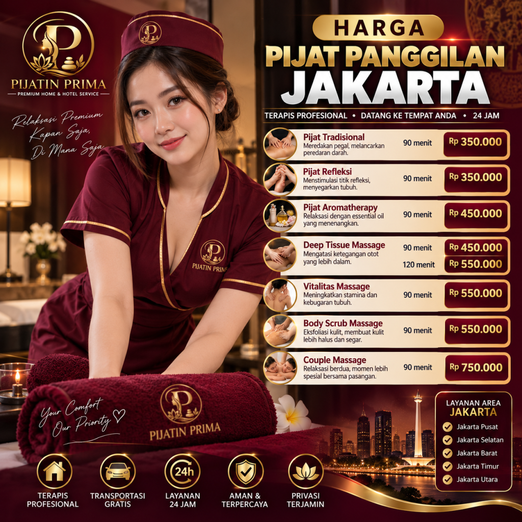 harga pijat panggilan jakarta