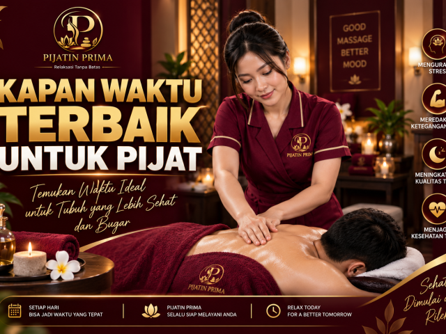 kapan waktu terbaik untuk pijat