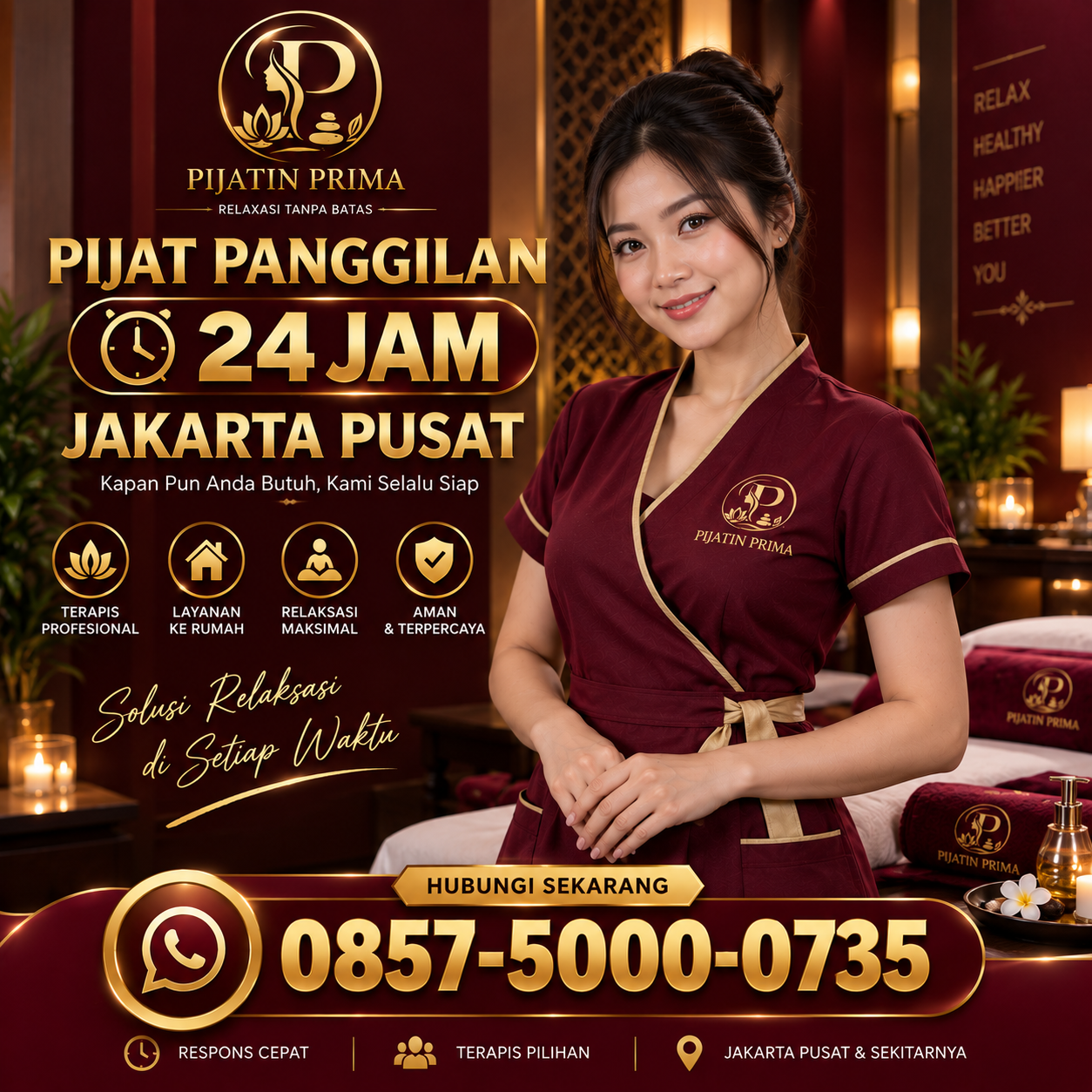 pijat panggilan 24 jam jakarta pusat