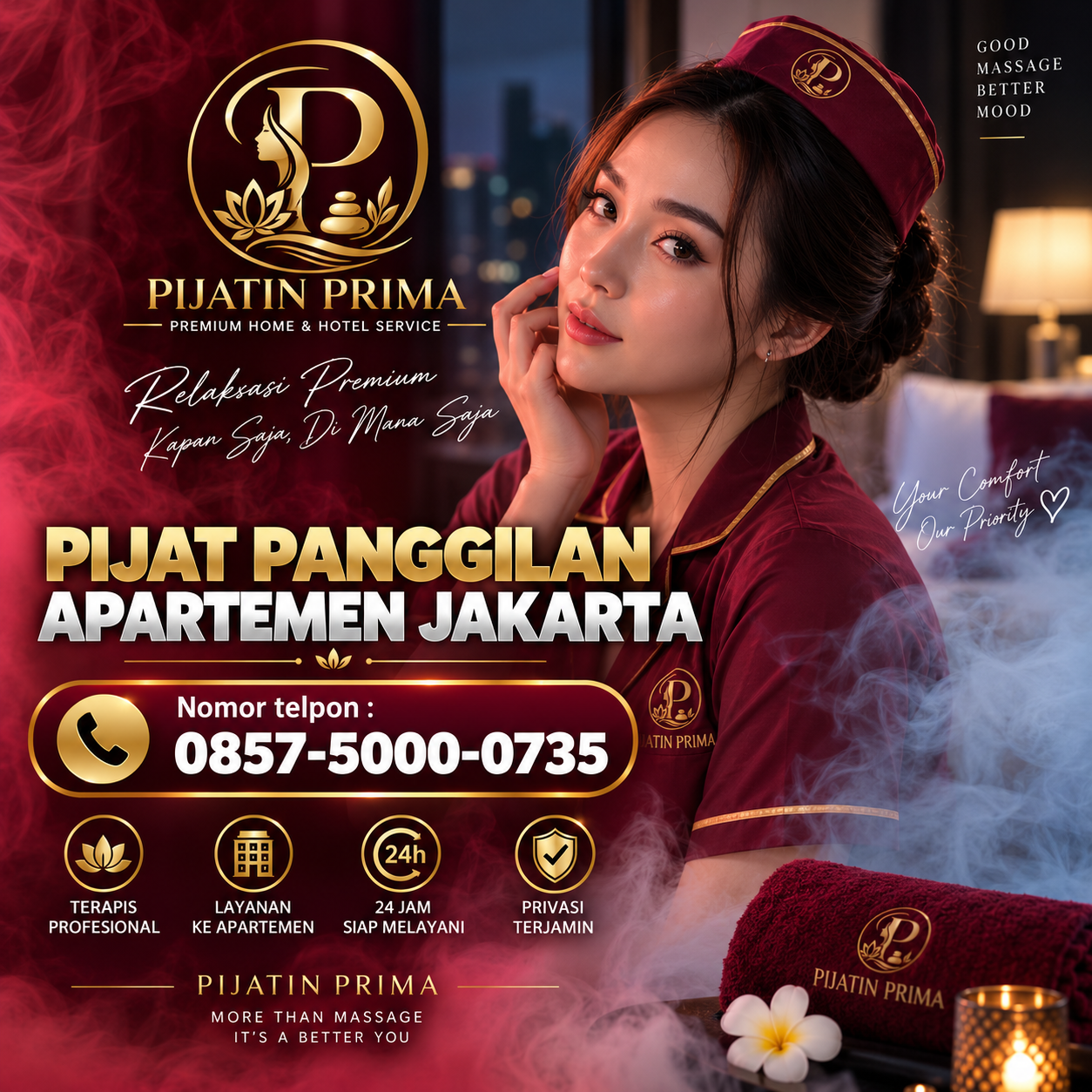 Pijat Panggilan Apartemen Jakarta