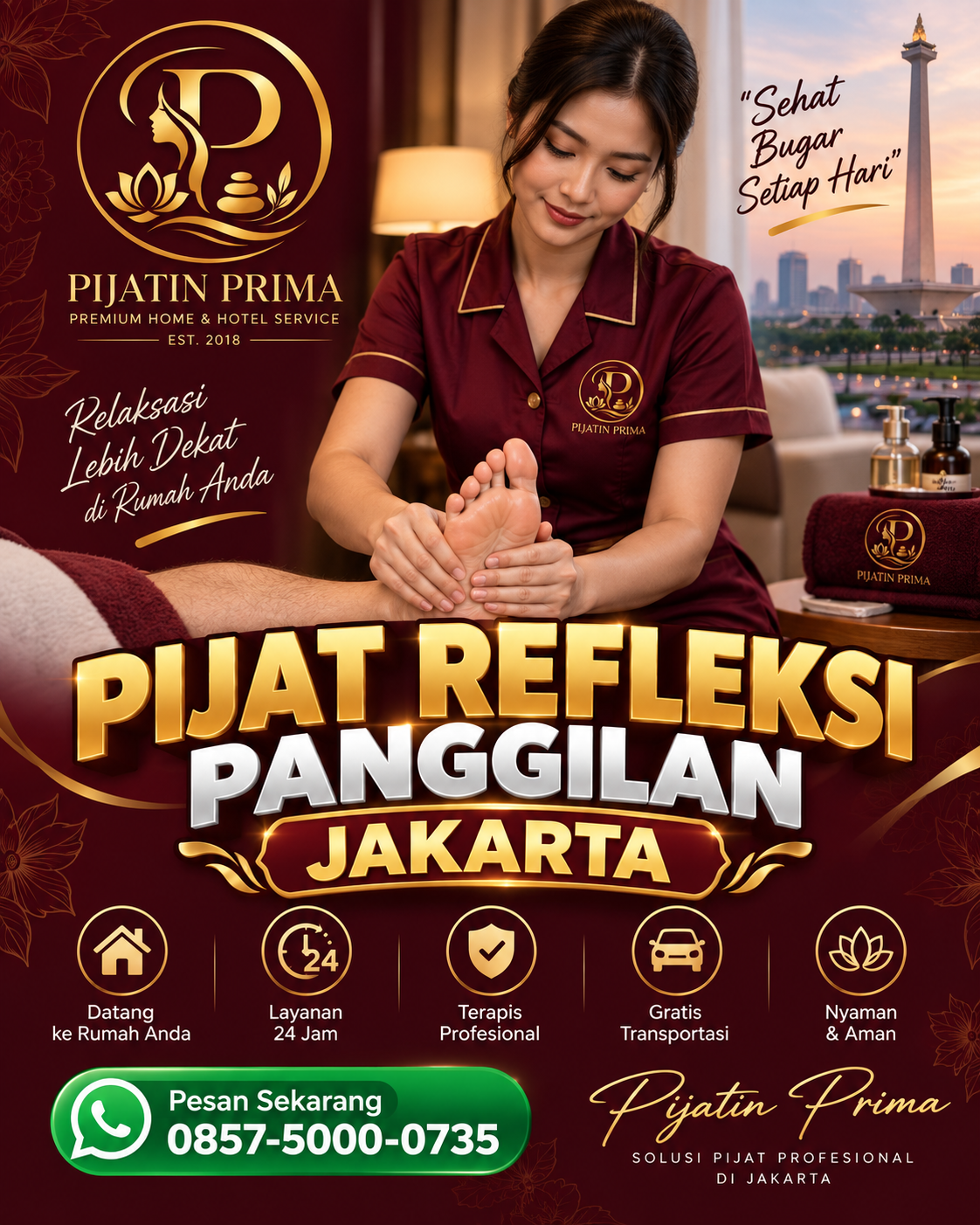Pijat Refleksi Panggilan Jakarta